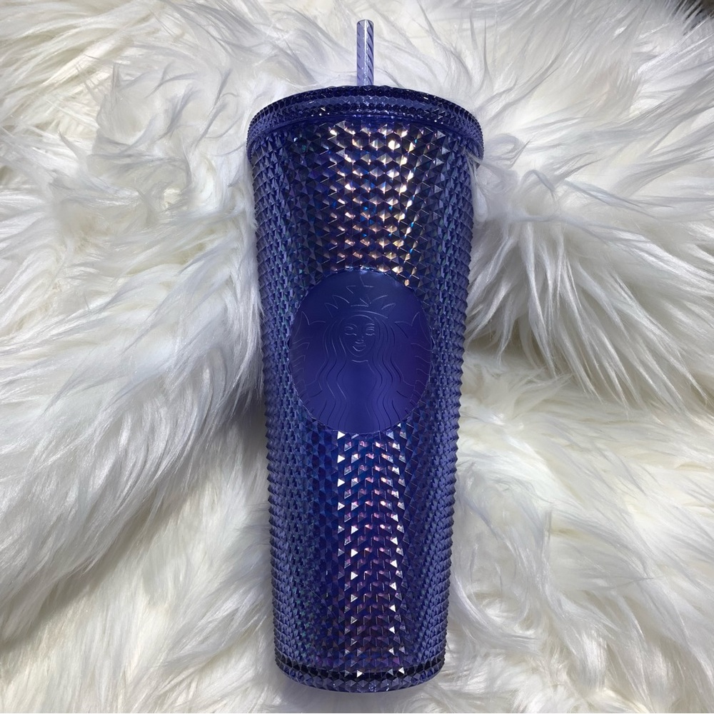 Starbucks Walt Disney World 50th anniversary tumblr iridescent blue/purple NWT - Picture 13 of 15